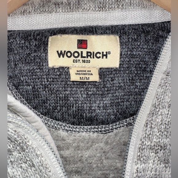 Woolrich Women's 1/4 Zip Sweater Fleece Pullover Medium EUC - Picture 4 of 6